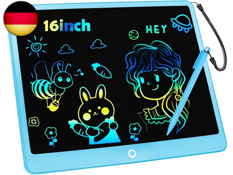 Produktbild von Lcd LEYAOYAO LCD-Schreibtafel, 21,6 Cm (8,5 Zoll), Mit Tasche, Buntes Display, Zeichenbrett, Lernspielzeug, Geschenk Für Kinder Im Alter Von 3–6 Jahren, Grün Rosa, 2 Stück Schreibtafel Kinder